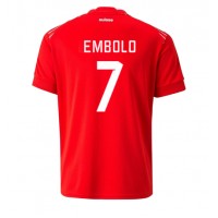 Camisa de Futebol Suíça Breel Embolo #7 Equipamento Principal Mundo 2022 Manga Curta